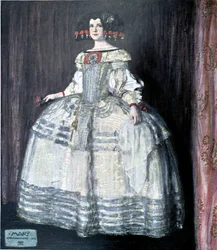 Mary im Velazquez-Kostüm
